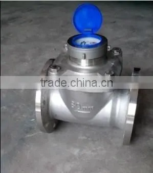 Large caliber stainless steel woltman water flow meter DN50-DN300