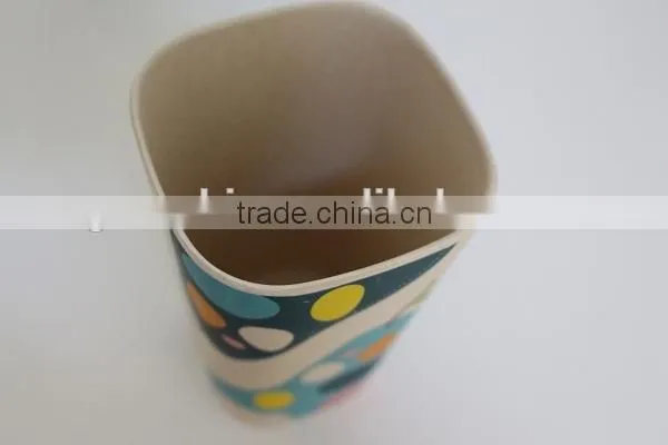 healthy and environmental bamboo cup square cups