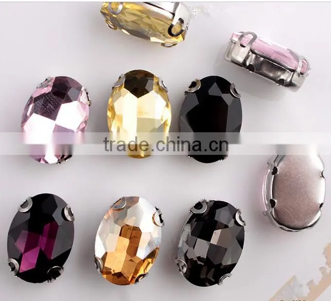 Sedex Audited Factory 2 Pillar Oval shape acrylic bead with catcher