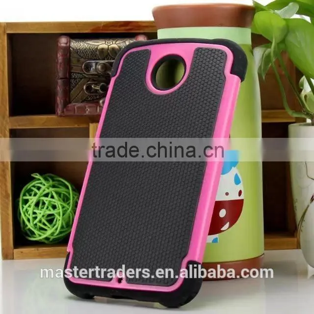Cheap Hard PC Football Grain 3 in 1 Back Cover Case For HTC NEXUS 6 MT-3062