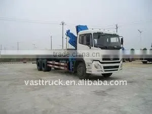 Dongfeng Tianlong 6*4 truck mounted crane factory directly sales