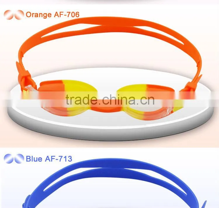 Kids wholesale cartoon swim goggles/funny swim goggles