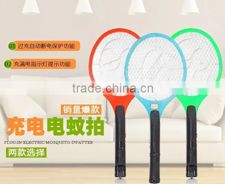TB/HXP best seller rechargeable mosquito swatter/racket/bat European plug