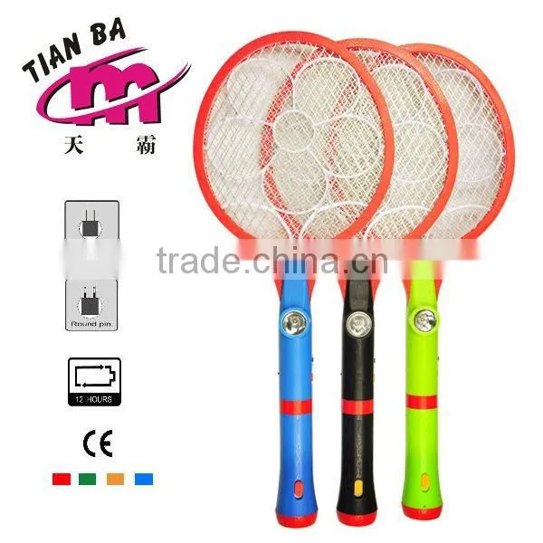 HXP rechargeable mosquito racket with toch/pest repeller