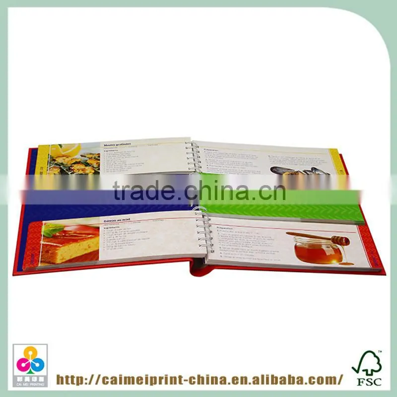 spiral binding hardcover cheap photo book bulk printing