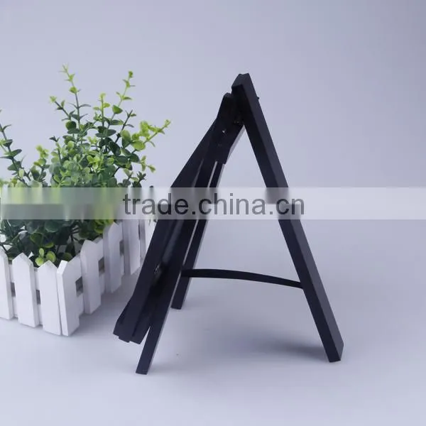 Black Colour Fancy 4*6" MDF Photo Frame With Stand