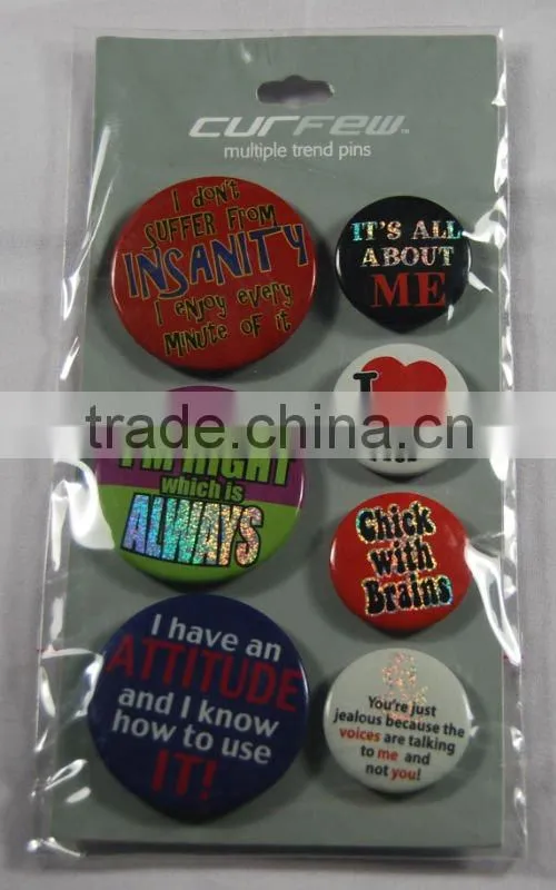 2010 New Badge Pin Buttons