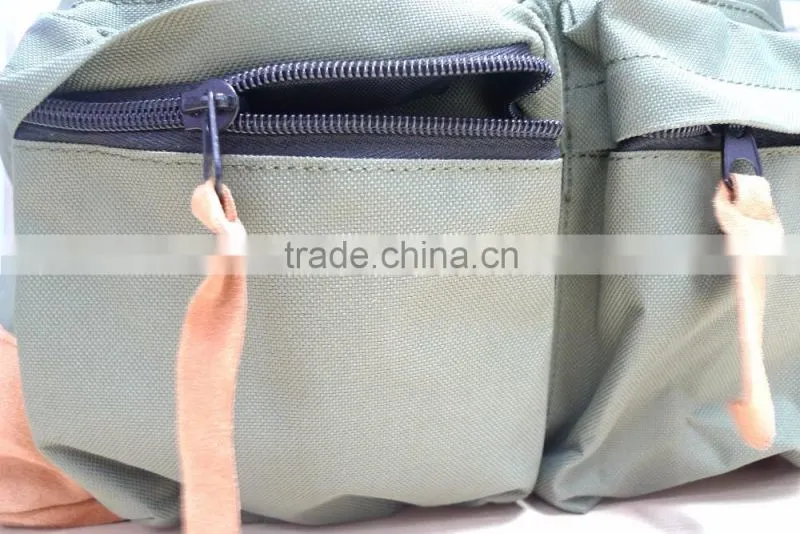 2016 New Arrival Products Bros Stylish Brosdion Army Green PP Material School Backpack