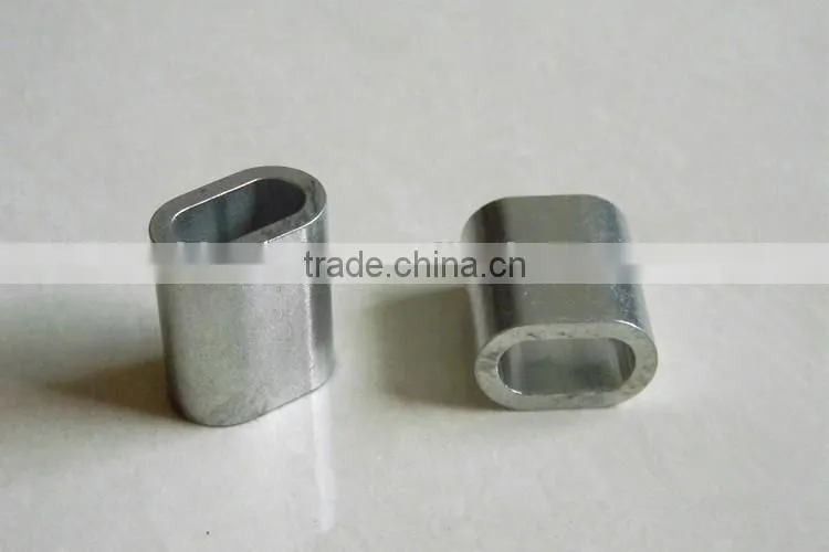 2.5 mm Oval DIN 3093 aluminum sheath