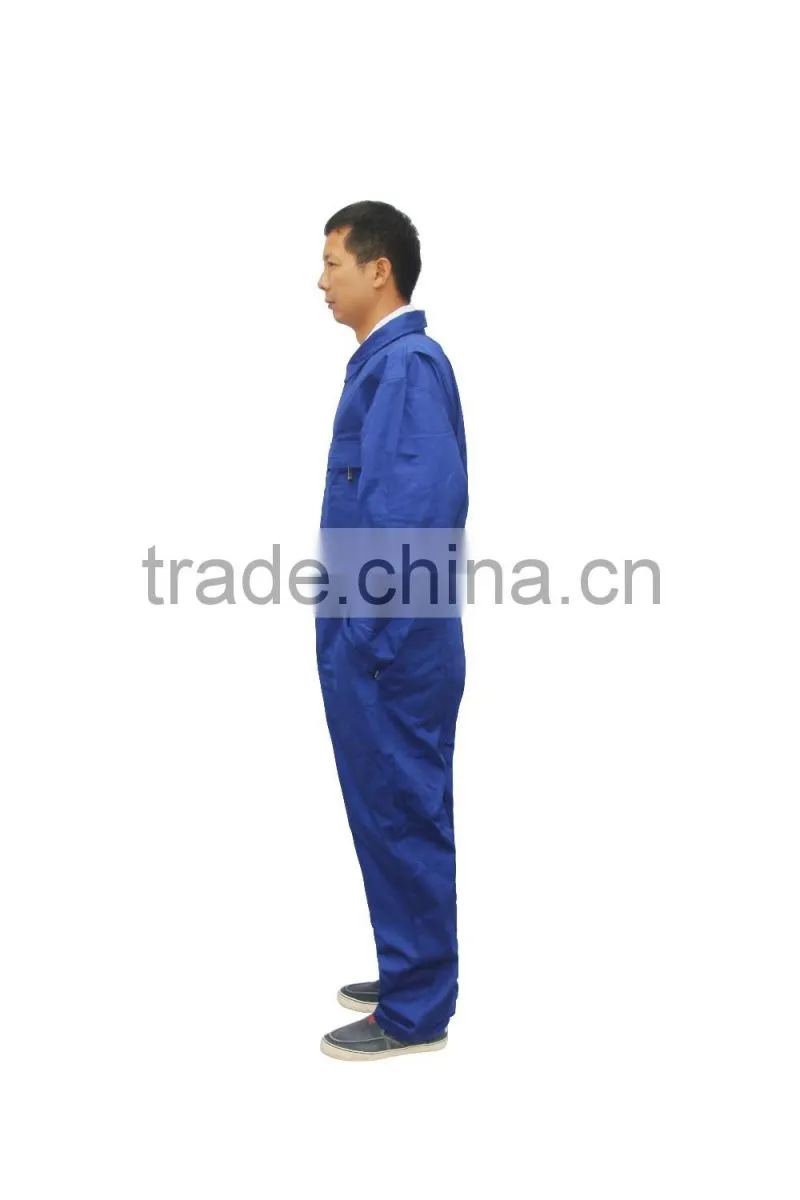 Breathable Navy Blue Clean room Boiler Suit
