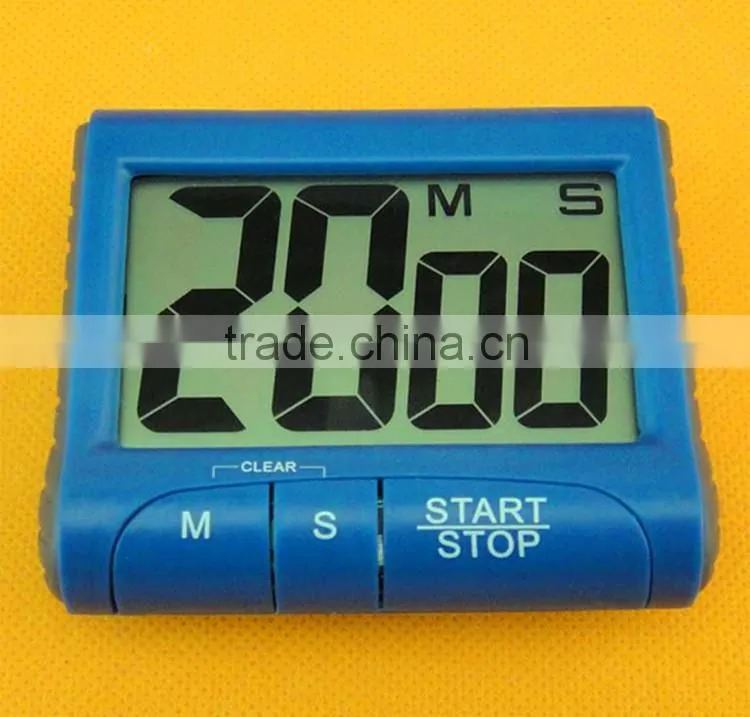 Multi-functional Universal 1-99 Mins Countdown /Up Large Display Digital Battery Power Timer Switch with Standing Clip Magnet