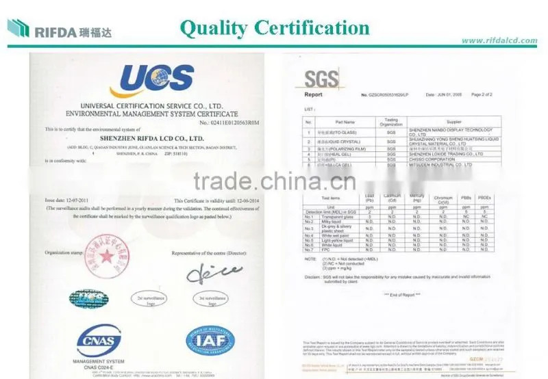 High productivity TN transparent lcd panels for sale