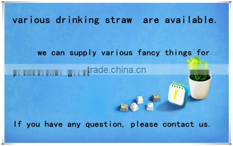 Eco-friendly hard plastic straws for hot drink for party supply