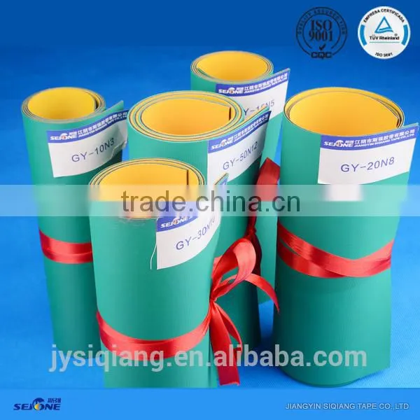 3mm thick green yellow high speed rubber nylon transmission belt