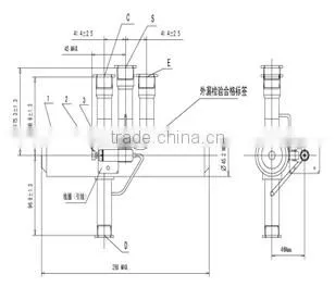 BLR/FRV Series 4 Way hydraulic reversing Valve for Air conditioner