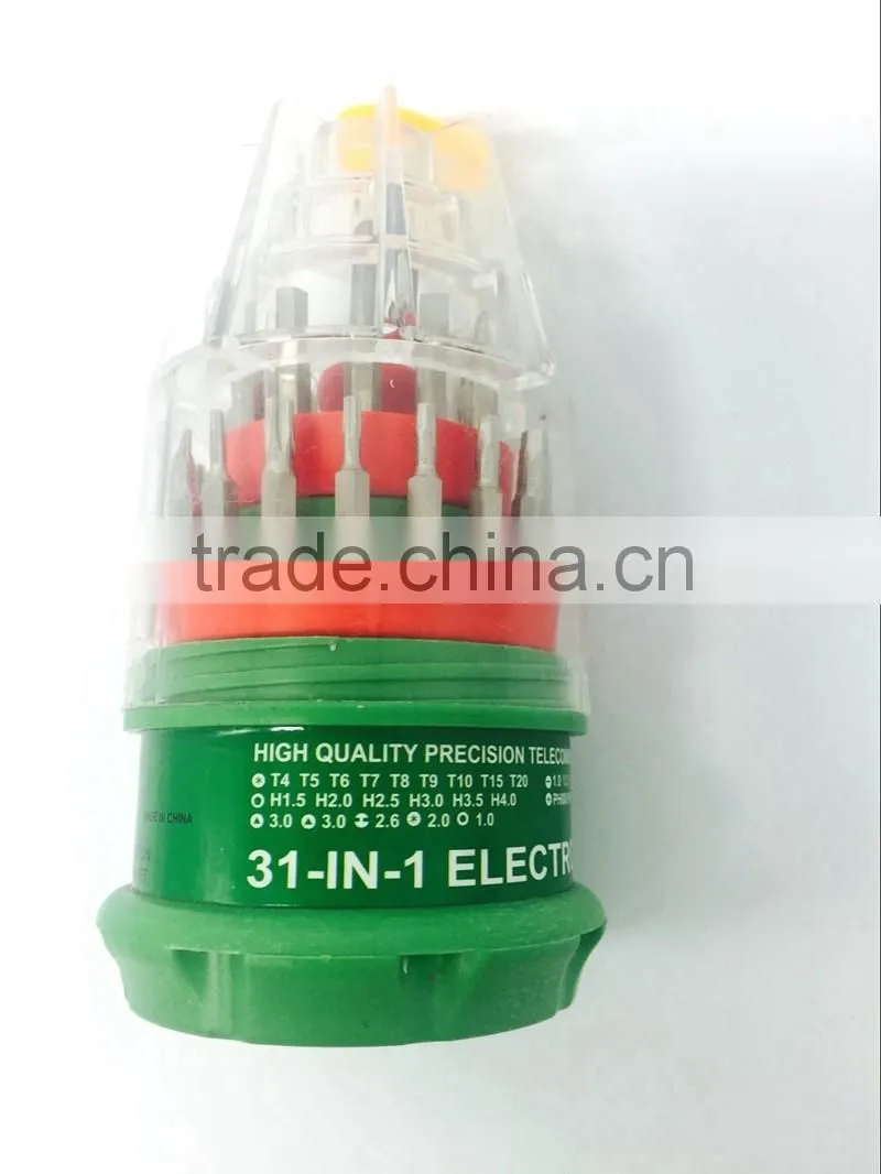 Magnetic Bits Precision Electron interchangeable 31 in 1 screwdriver bit