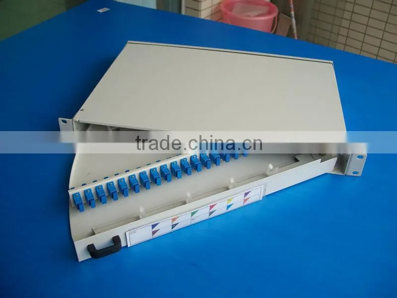 24 ports Slidable Rack-mount Fiber Optic Distribution Frame
