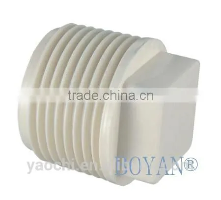 pvc BS thread end cap plug