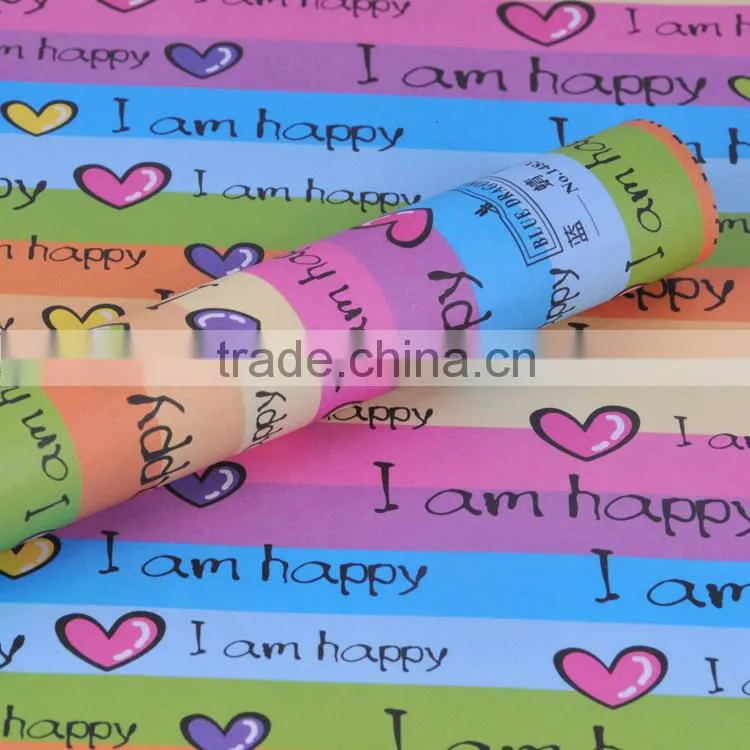 student art paper gift wrapping paper newspaper pattern