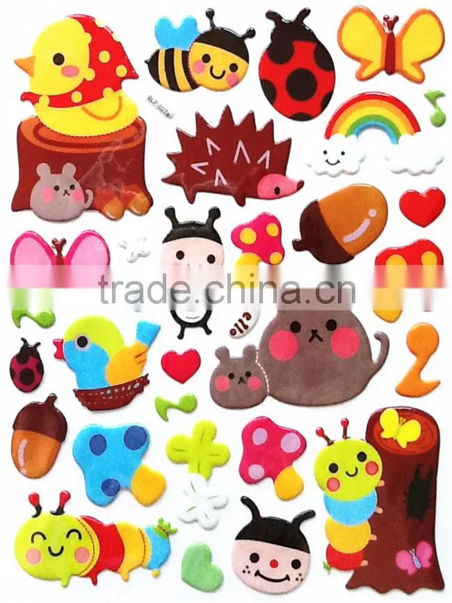 custom Wholesale waterproof stickers for kids