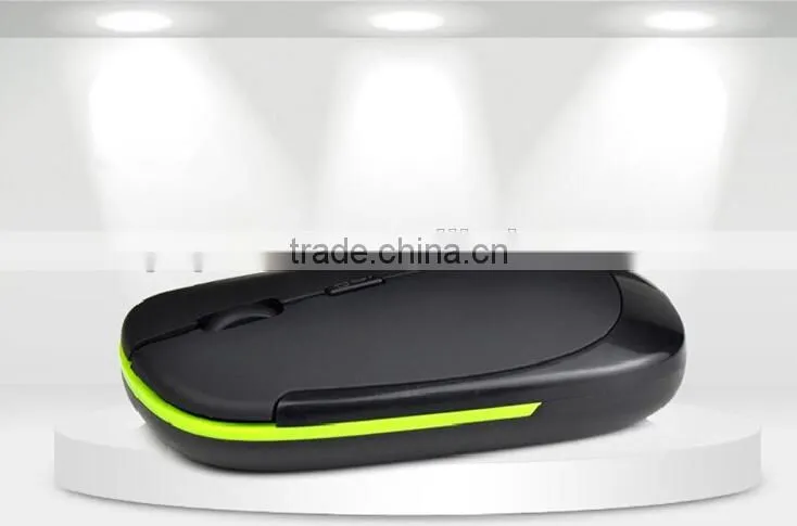 Portable Nano 2.4G Wireless Optical Mouse with DPI Switch (Black)