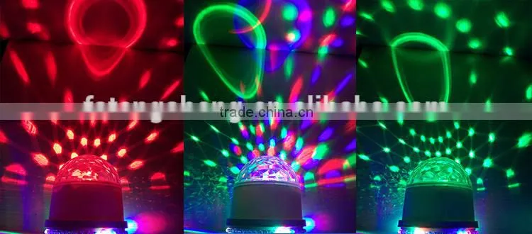 Disco/Party decoration RGB rainbow color changing Led sunflower ball lights