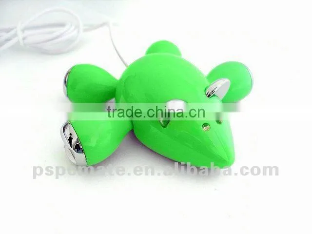 mouse shape usb hub cute animal usb hub 4 port usb hub as 2013 new year gift