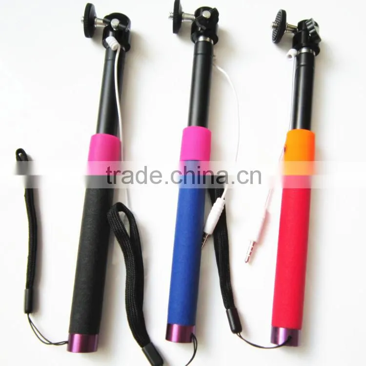 Extendable Handheld Flexible selfie stick monopod Universal mobile phone selfie holder