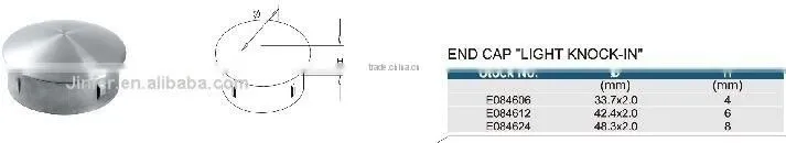 SS/Stainless steel Handrail End Cap
