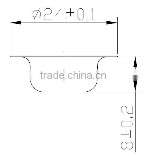 weld diaphragm for Beam load cell GB-05