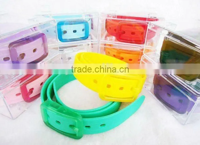 2013 Fashion Wave Silicone Belt in Stock for Men and Women