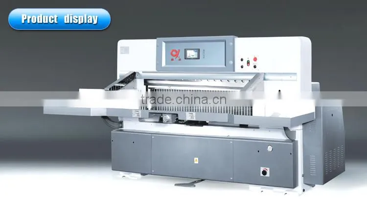 QZK 920 1300 1370 hand press foil guillotine machine 18 inch paper cutter