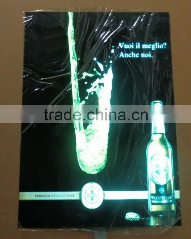 EL poster,EL pepsi advertisement poster high brightness