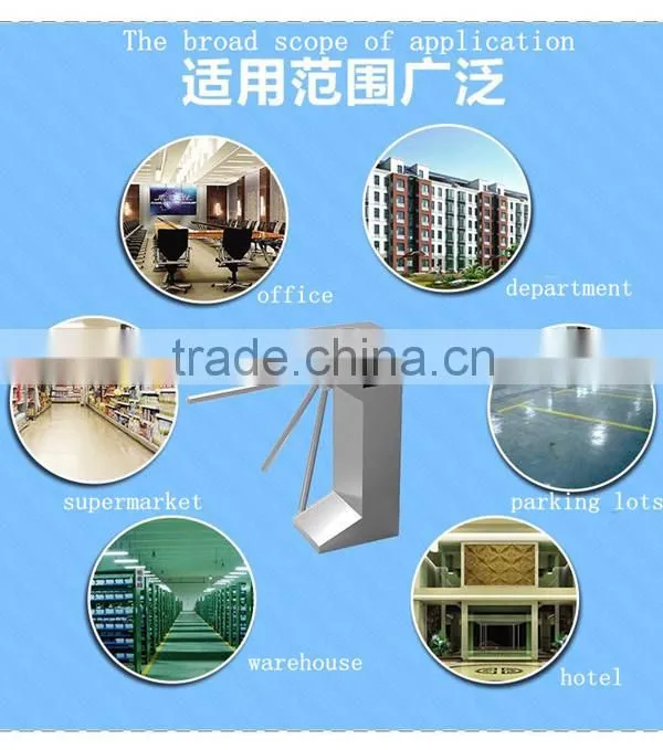widely used crowd control swing turnstile with intelligent identification parking system