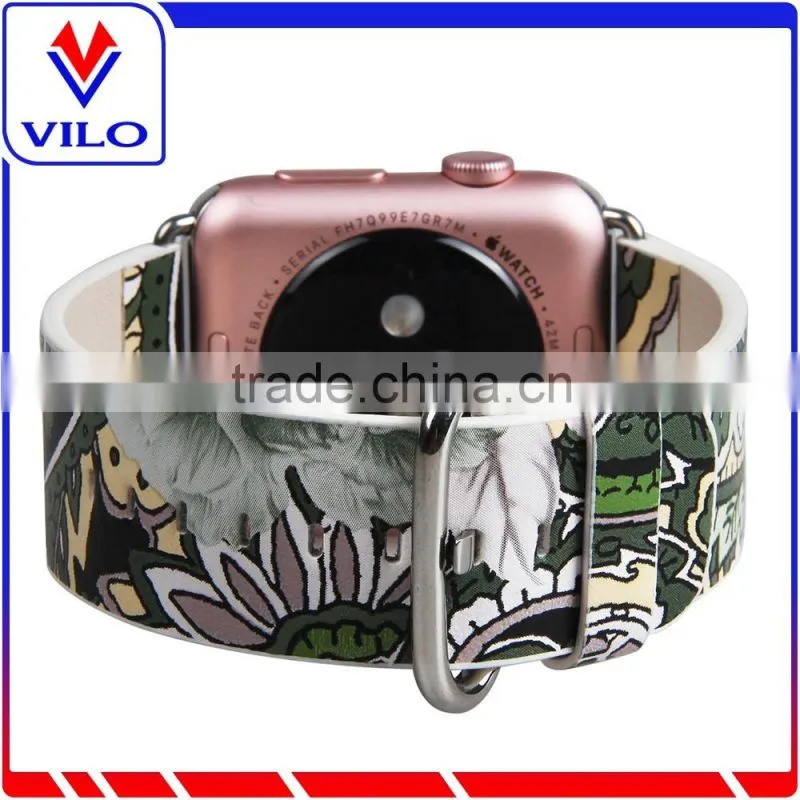 38mm/42mm Leather wristband for Apple Watch band strap with adapter