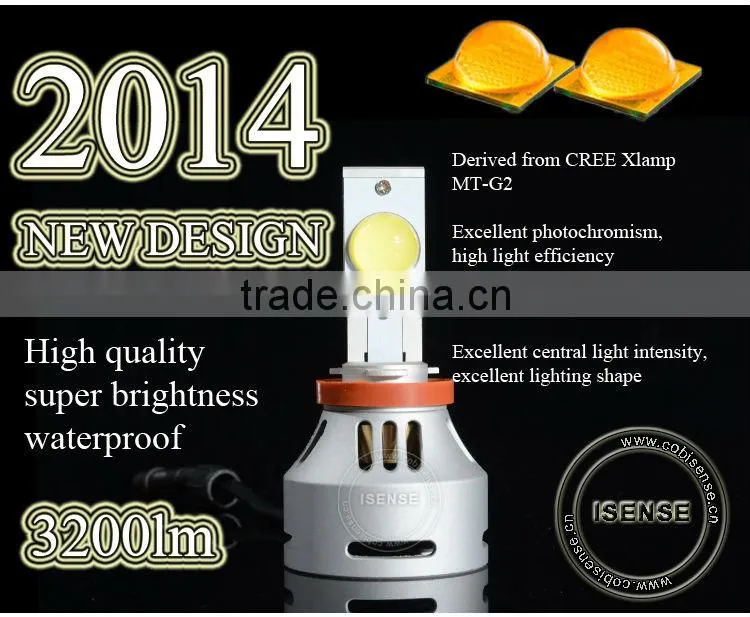 TRUCK MOTORCYCLE HEADLIGHT BULB H8 80W CREEs XML T6 LED