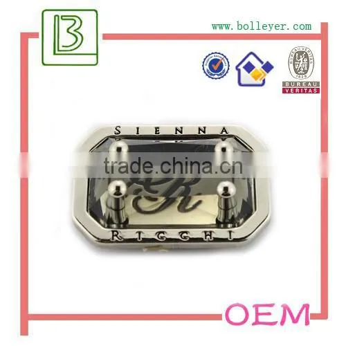 Custom Metal logo stickers for wallets