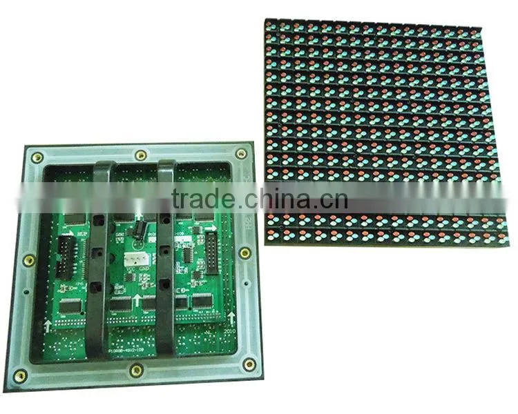 High resolution electronic Video square full color rgb p10 outdoor led module
