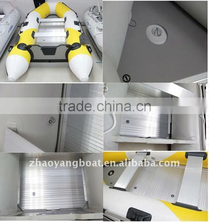 6 passenger (CE) PVC material optioanl floor color challenger inflatable boats