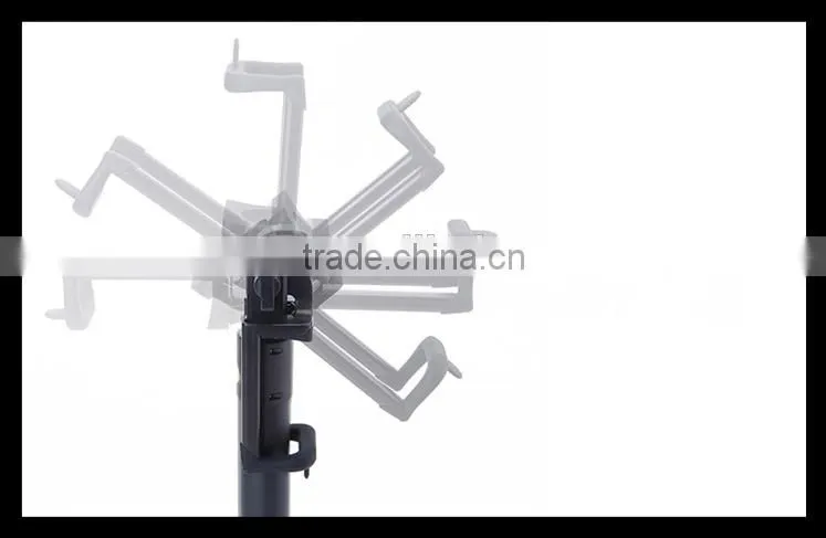 2015 Generation 3 Preminum Selfie Stick With Bluetooth Control Monopod With Fold Clip