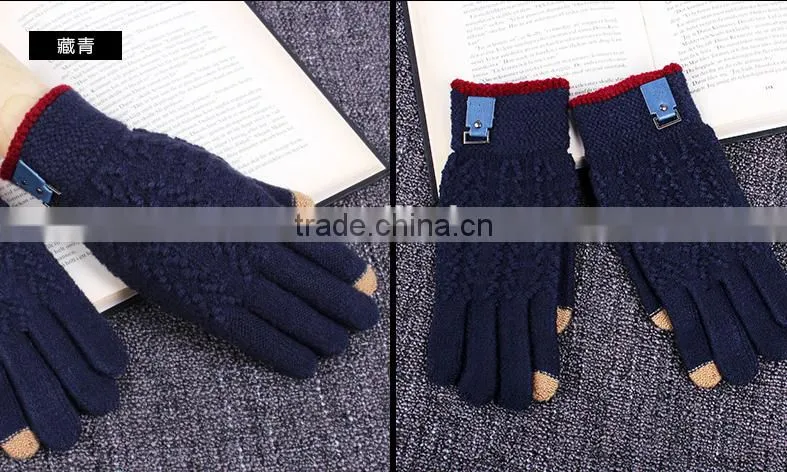 Gentleman Touch Screen Gloves For Daily Life Wear Winter Warm Gloves For Christmas
