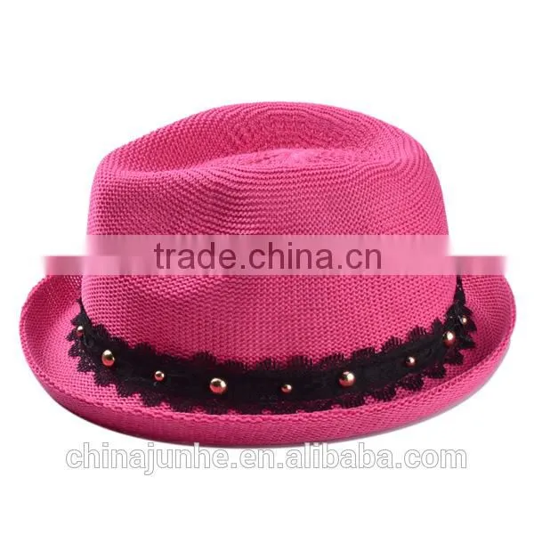 Hot selling new arrival colorful Cap straw hats for promotional