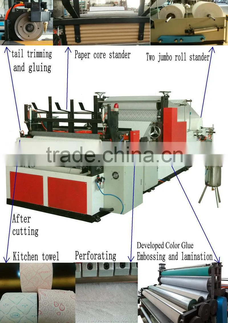XY-TQ-C Full Automatic Color Embossing Toilet Paper Machine