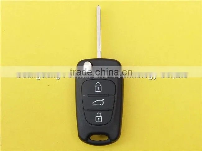Replacement 3 Buttons With Logo Uncut Right Groove Blade Remote Blank Fob Key Case Shell For Mitsubishi Car Key