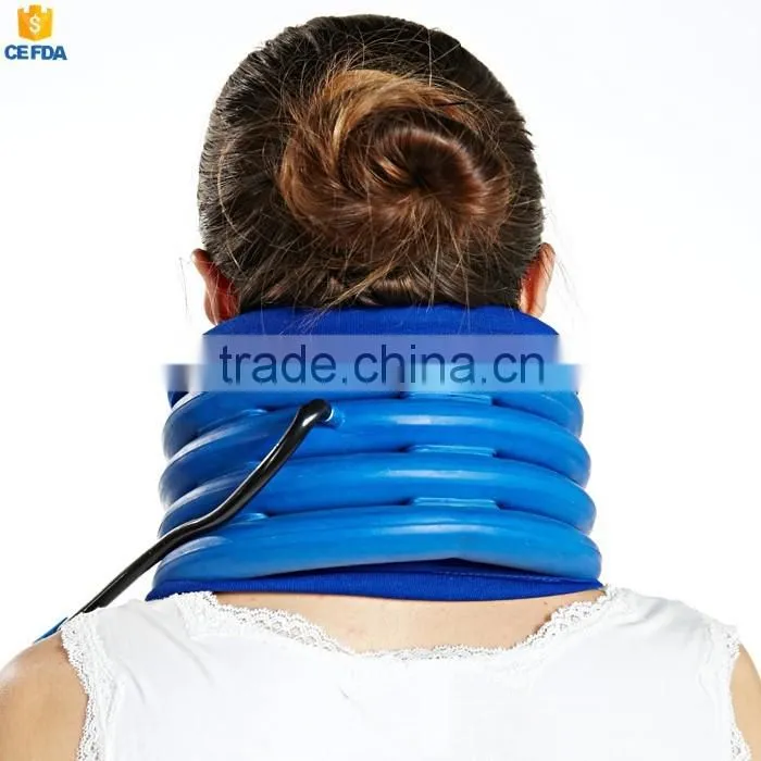 inflatable air neck traction, Soft Air-pump Neck Traction cervical collar, cervical traction device
