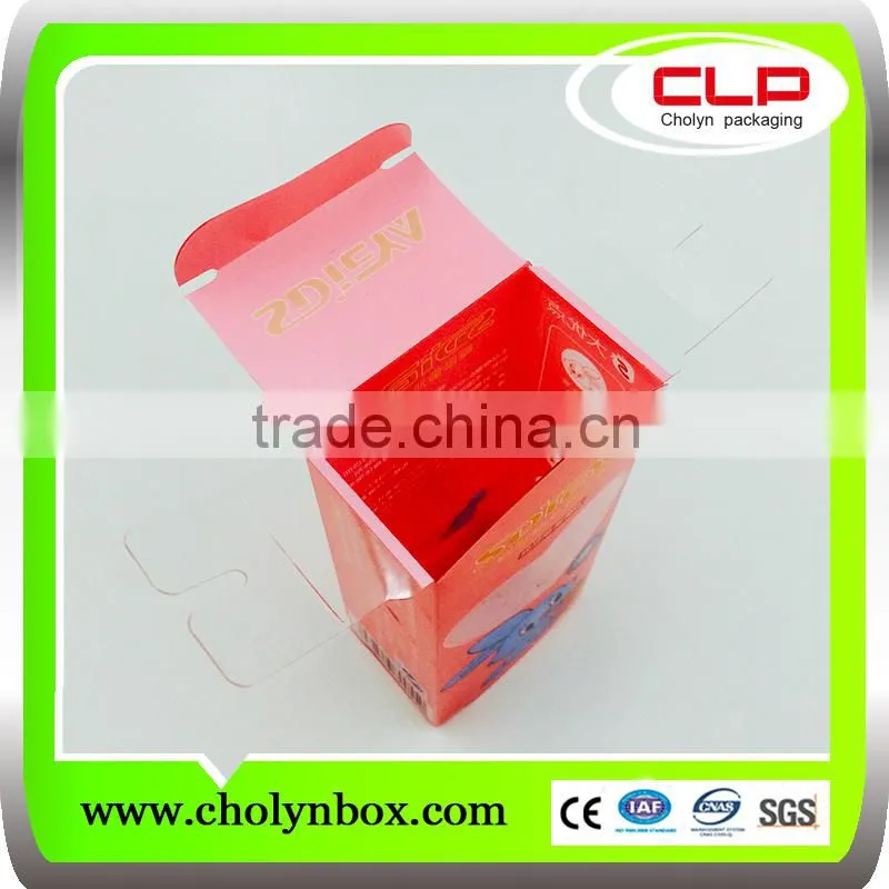 2016 New products custom pp perfume plastic packaging box