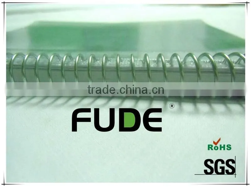 FUDE Nylon coated wire coil single spiral for school supply