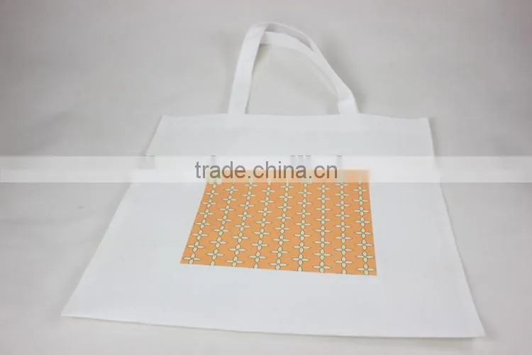 Non-woven blank shopping bag for sublimation printing