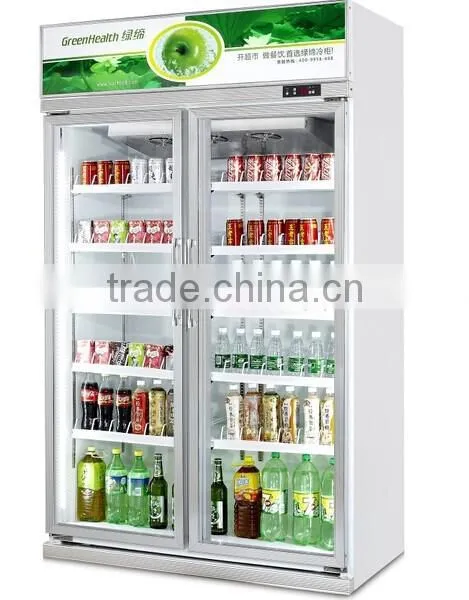 customized drink display fridge