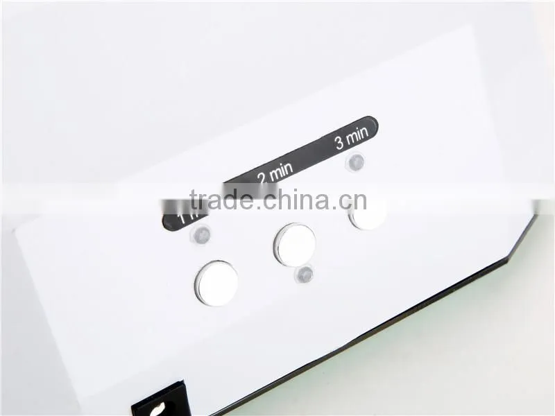 Professional diamond shape ccfl nail lamp 12W magnifying lamp for nail salon nail art machine